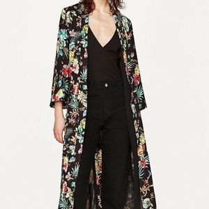Zara Tropical Print Kimono